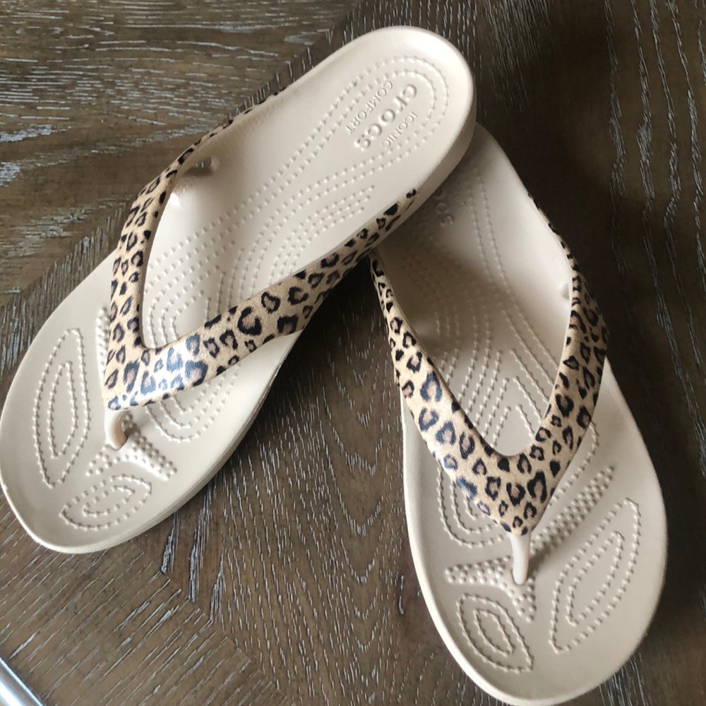 Crocs flip flops